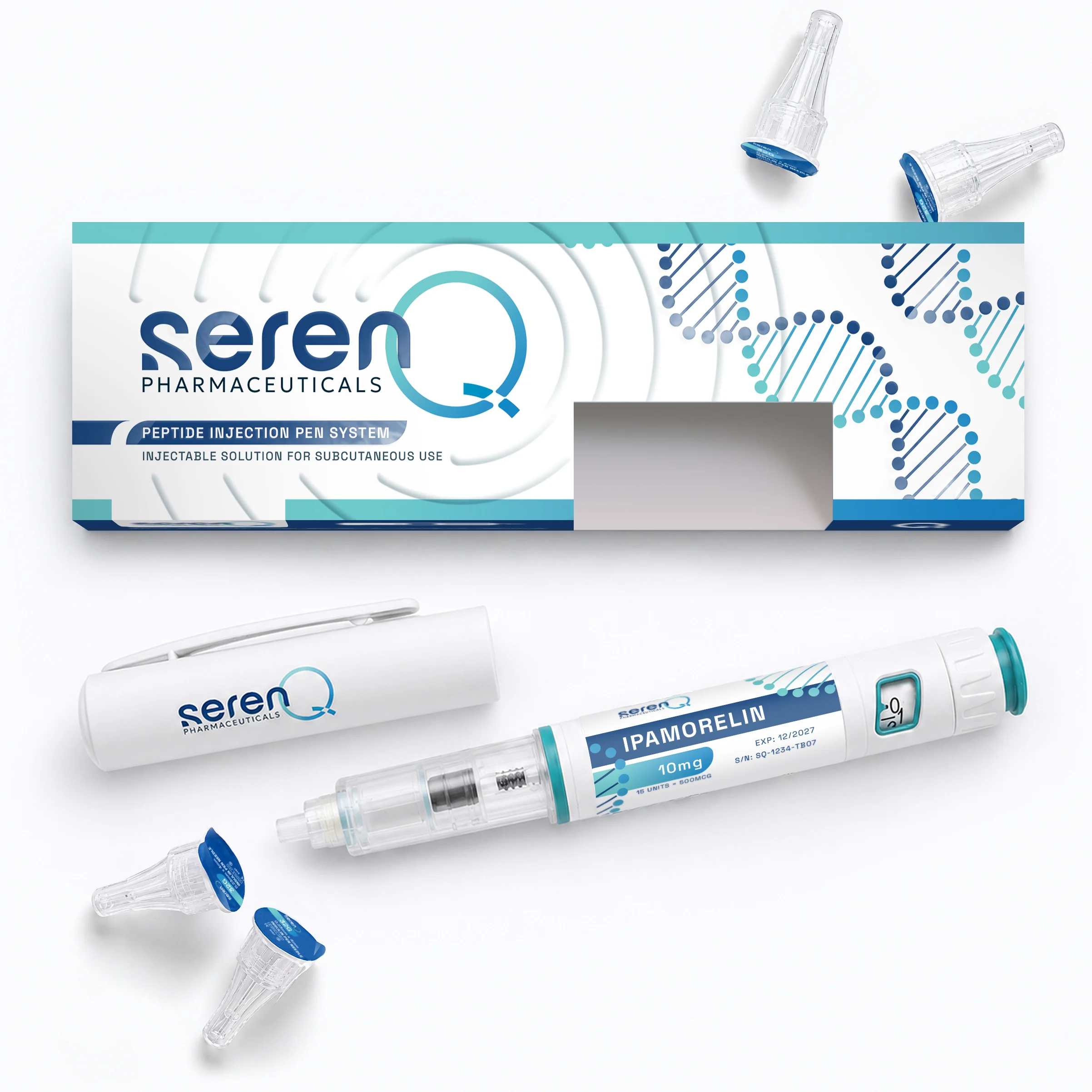 SerenQ Ipamorelin 10mg pre-filled peptide pen UK